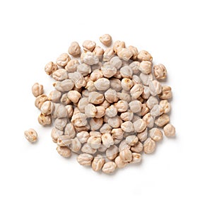 Kabuli Chickpeas from Mexico â€“Â Bunch of White Garbanzo, Pile of Superfood â€“ Top View